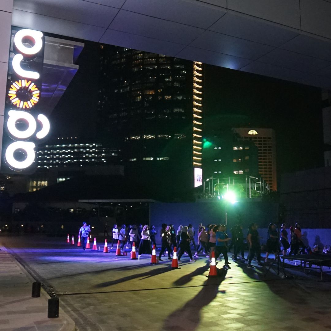 Tempat olahraga untuk komunitas Jakarta di kawasan Thamrin Nine